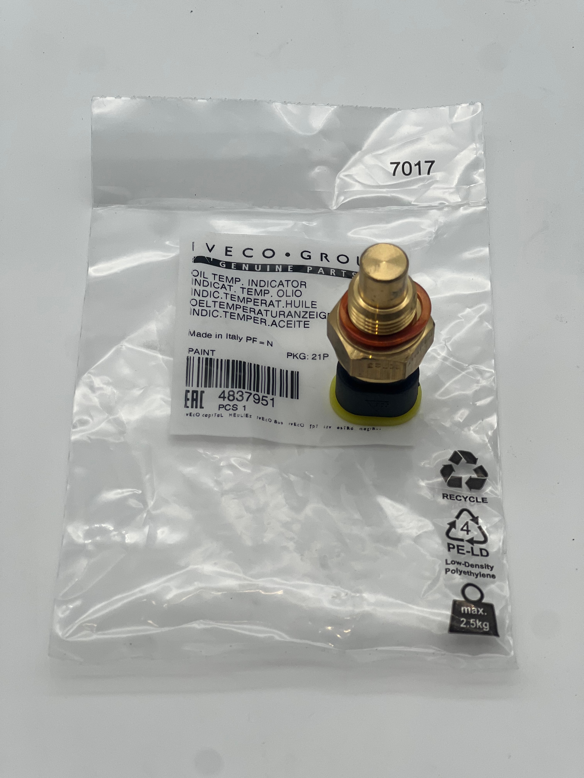 تشيبولة حرارة توربو 2 خيط 7951 IVECO - Image 1